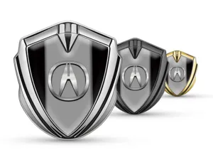 Honda Metallico Emblema Badge Ispirato Corse Lucido